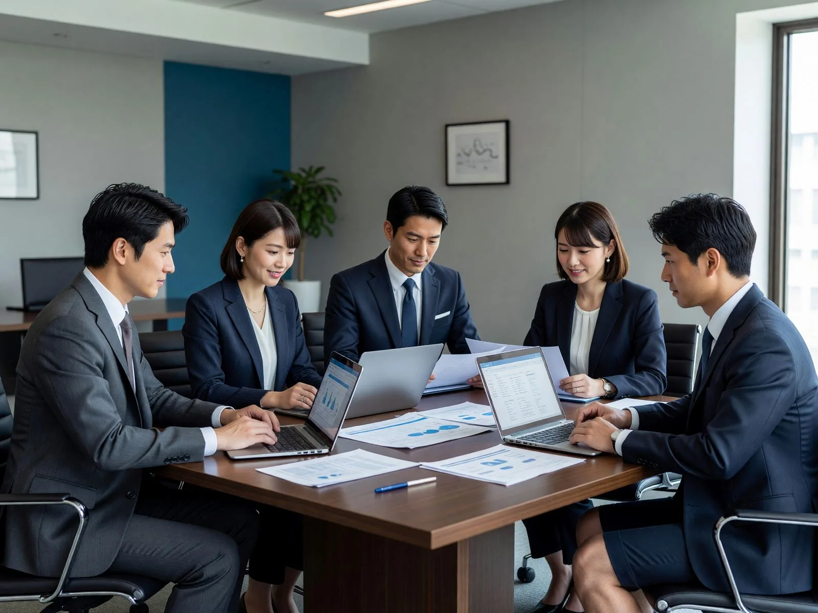 クラウド導入について打ち合わせをする様子