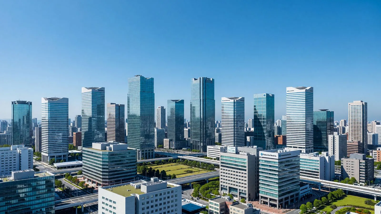 福岡市の街並み